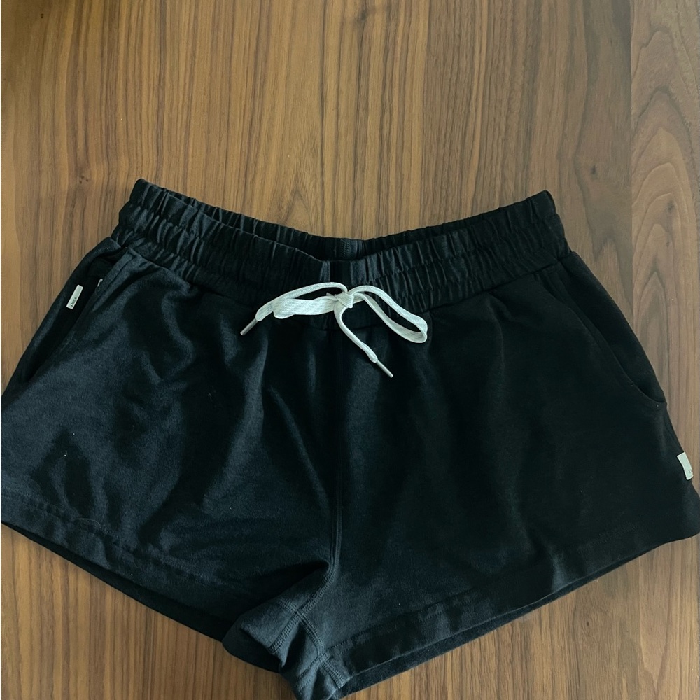 Black Vuori Lounge Shorts